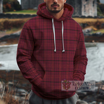 Williams of Wales Tartan Cotton Hoodie