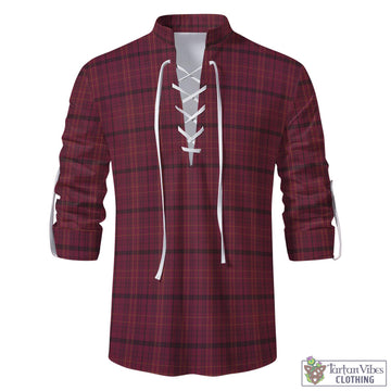 Williams of Wales Tartan Men's Scottish Traditional Jacobite Ghillie Kilt Shirt