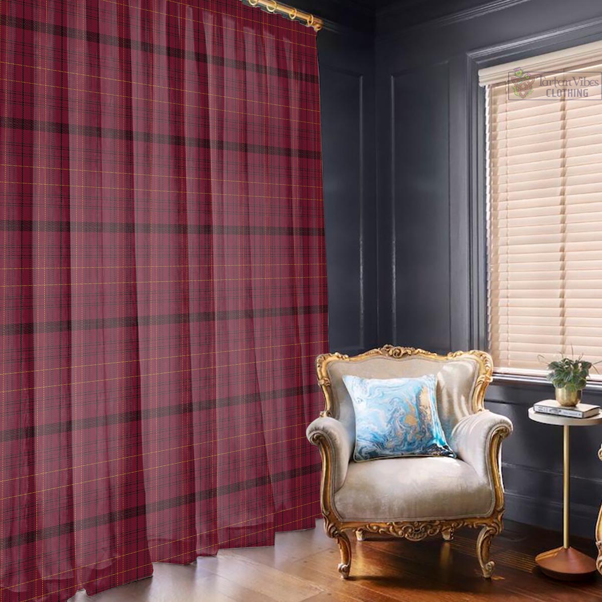 Williams of Wales Tartan Window Curtain