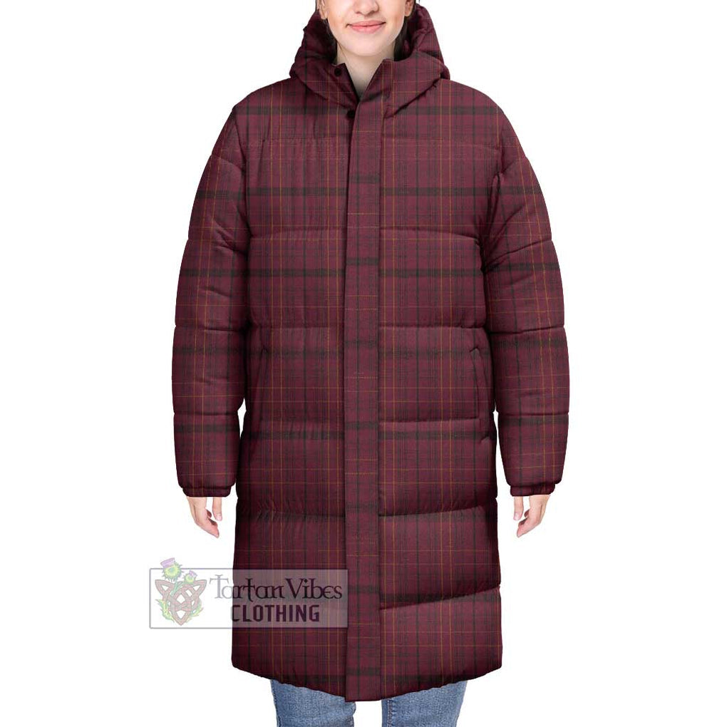 Tartan Vibes Clothing Williams of Wales Tartan Long Down Jacket