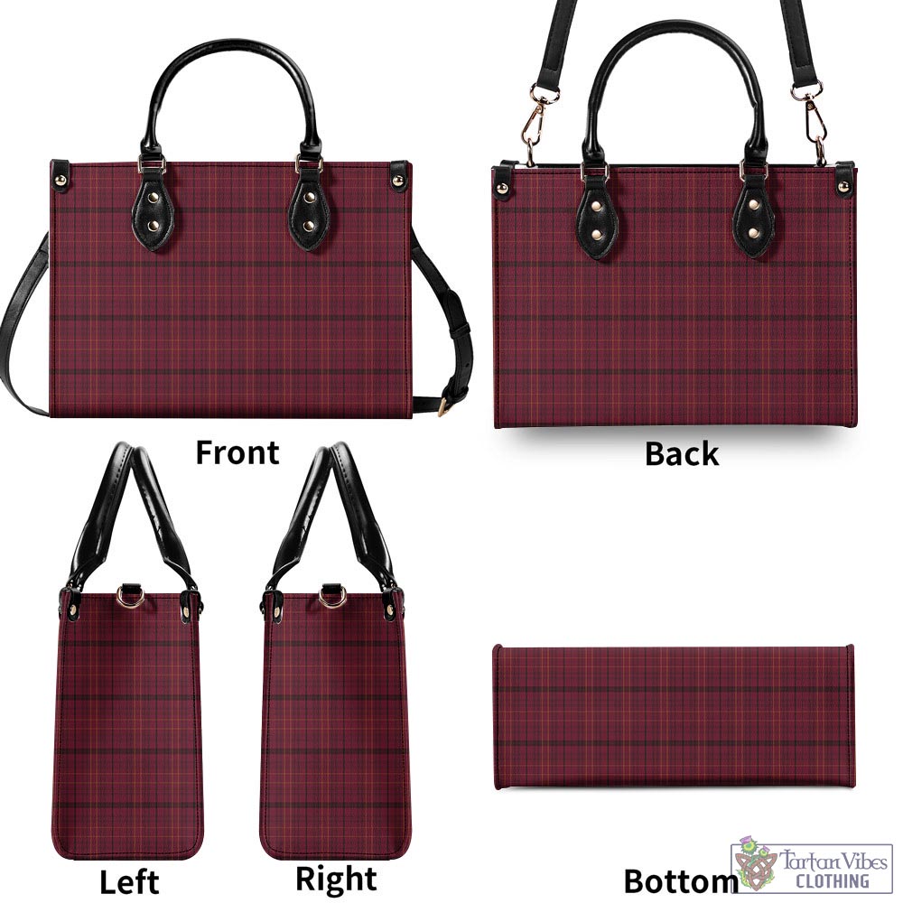 Tartan Vibes Clothing Williams of Wales Tartan Luxury Leather Handbags