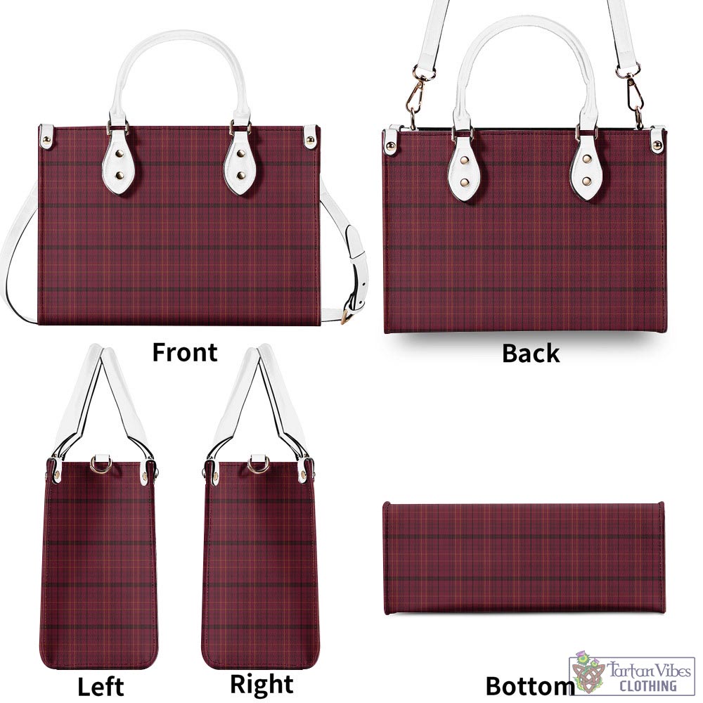 Tartan Vibes Clothing Williams of Wales Tartan Luxury Leather Handbags