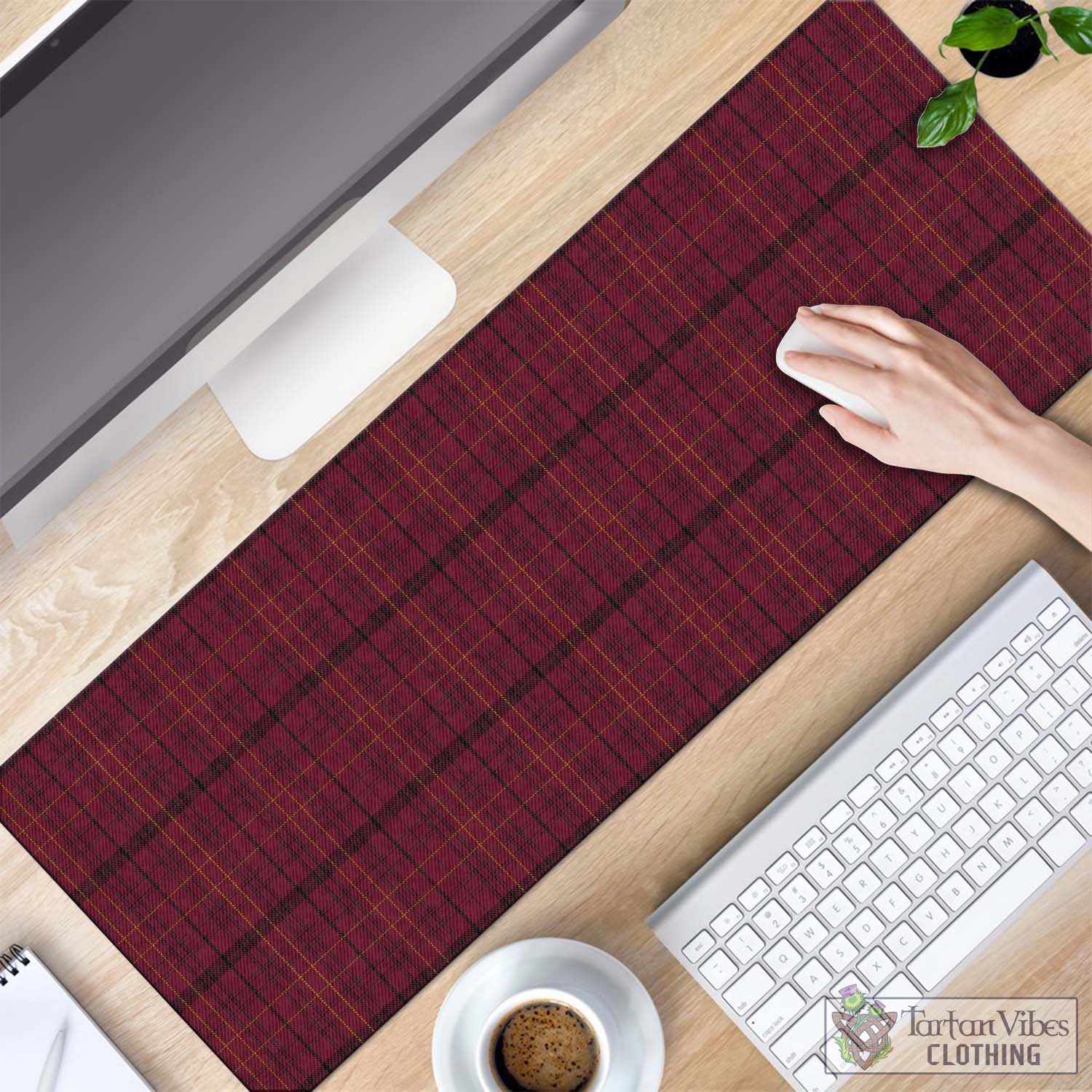 Tartan Vibes Clothing Williams of Wales Tartan Mouse Pad