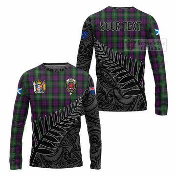 Wilson Crest Tartan Long Sleeve T-Shirt with New Zealand Silver Fern Half Style