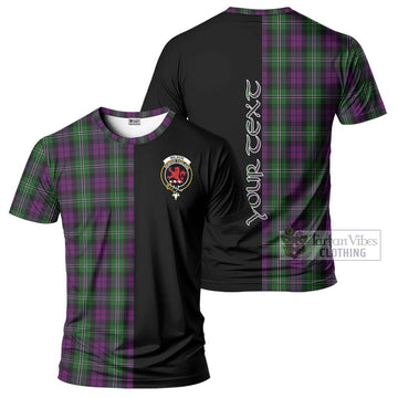 Wilson Tartan T-Shirt with Family Crest and Half Of Me Style