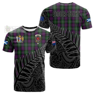 Wilson Crest Tartan Cotton T-shirt with New Zealand Silver Fern Half Style