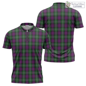 Wilson Tartan Zipper Polo Shirt Unisex - Tartan Vibes Clothing