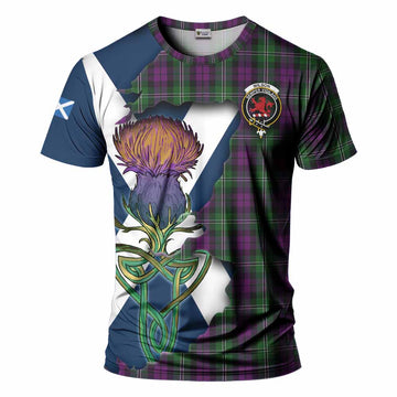 Wilson Tartan Family Crest T-Shirt Scottish Thistle Celtic Inspired Kid's Shirt - Tartan Vibes Clothing