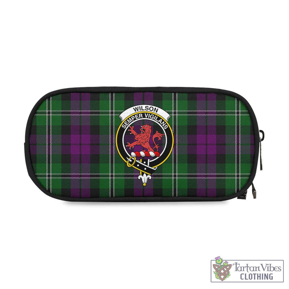 Wilson Tartan Pen and Pencil Case with Family Crest One Size 4.13*8.74 inch - Tartan Vibes Clothing
