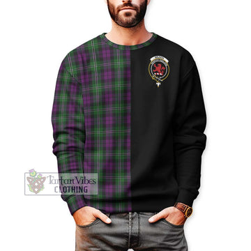 Wilson Tartan Sweatshirt with Family Crest and Half Of Me Style Unisex - Tartan Vibes Clothing