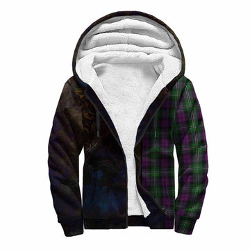 Wilson Tartan Family Crest Sherpa Hoodie Alba Gu Brath Be Brave Lion Ancient Style Unisex S - Tartan Vibes Clothing