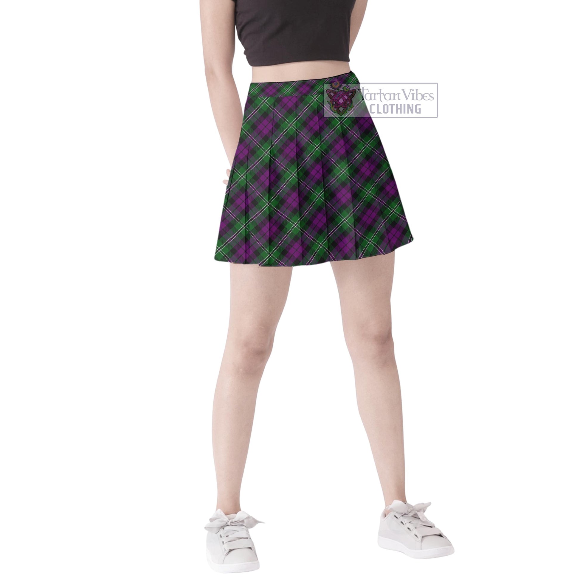 Tartan Vibes Clothing Wilson Tartan Women's Plated Mini Skirt