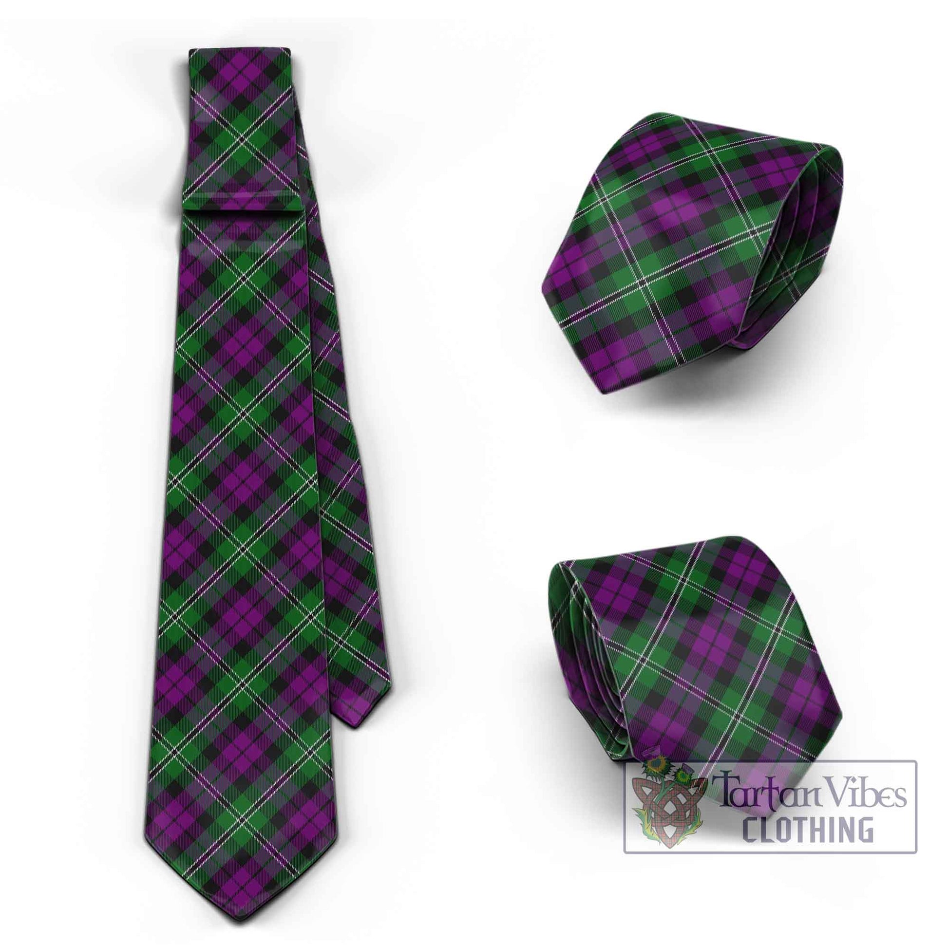 Tartan Vibes Clothing Wilson Tartan Classic Necktie Cross Style