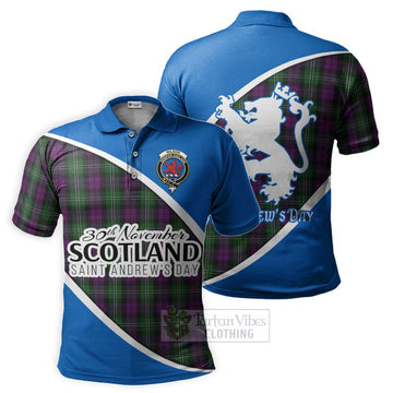 Wilson Family Crest Tartan Polo Shirt Celebrate Saint Andrew's Day in Style Kid - Tartan Vibes Clothing