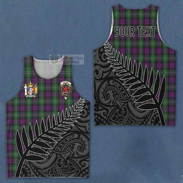 Wilson Crest Tartan Men's Tank Top with New Zealand Silver Fern Half Style