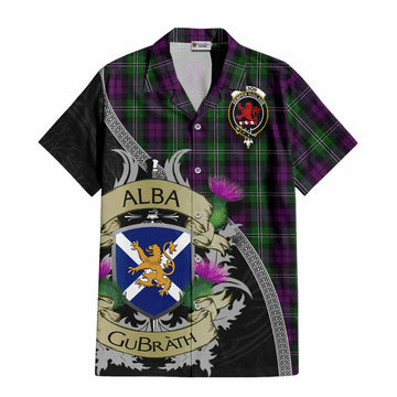 Wilson Tartan Family Crest Hawaiian Shirt Lion Rampant Royal Thistle Shield Celtic Inspired Kid - Tartan Vibes Clothing