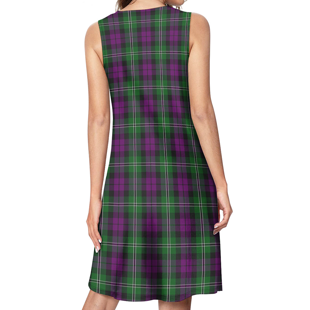 Wilson Tartan Womens Casual Dresses - Tartanvibesclothing