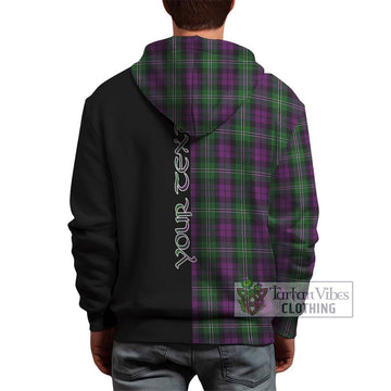 Wilson Tartan Hoodie with Family Crest and Half Of Me Style