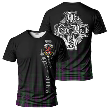 Wilson Tartan T-Shirt Featuring Alba Gu Brath Family Crest Celtic Inspired