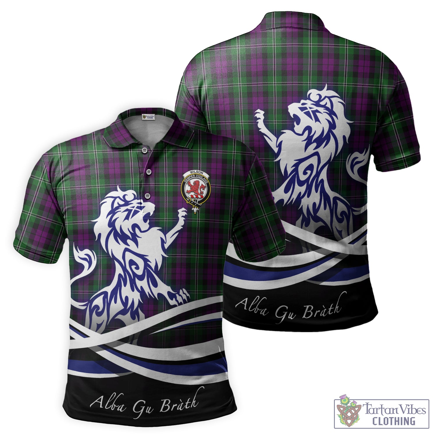 wilson-tartan-polo-shirt-with-alba-gu-brath-regal-lion-emblem