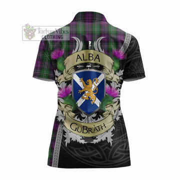 Wilson Tartan Family Crest Women's Polo Shirt Lion Rampant Royal Thistle Shield Celtic Inspired - Tartan Vibes Clothing