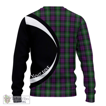 Wilson Tartan Ugly Sweater with Family Crest Circle Style