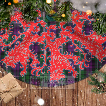 Wilson Tartan Christmas Tree Skirt Lion Rampant Style - Tartan Vibes Clothing