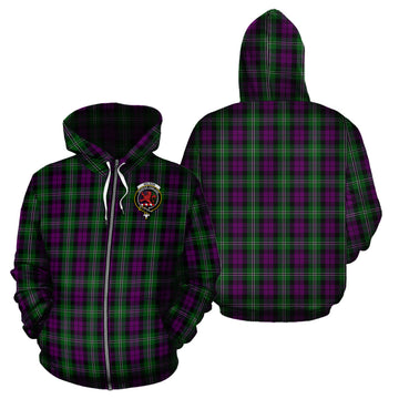 Wilson Tartan Hoodie with Family Crest