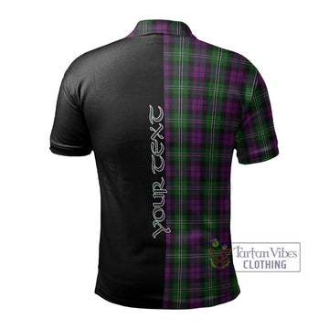 Wilson Tartan Polo Shirt with Family Crest and Half Of Me Style - Tartan Vibes Clothing