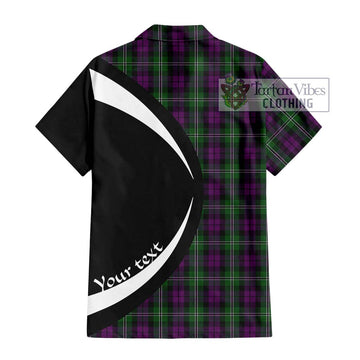 Wilson Tartan Short Sleeve Button Up with Family Crest Circle Style