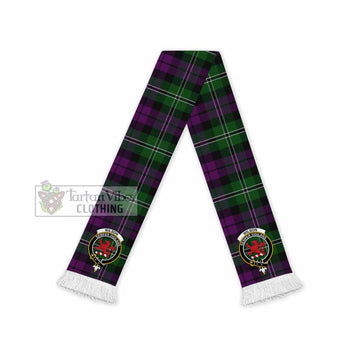 Wilson Tartan Ruffneck Scarf with Family Crest - Tartan Vibes Clothing