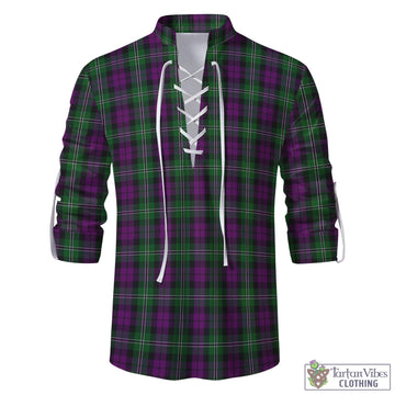Wilson Tartan Men's Scottish Traditional Jacobite Ghillie Kilt Shirt - Tartan Vibes Clothing