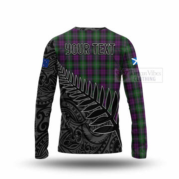 Wilson Crest Tartan Long Sleeve T-Shirt with New Zealand Silver Fern Half Style