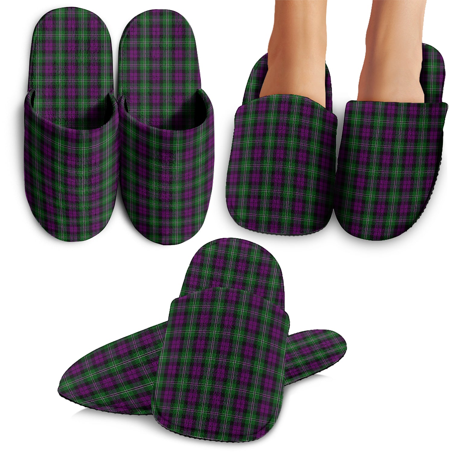 Wilson Tartan Home Slippers - Tartanvibesclothing Shop