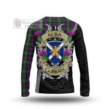 Wilson Tartan Family Crest Long Sleeve T-Shirt Lion Rampant Royal Thistle Shield Celtic Inspired - Tartan Vibes Clothing