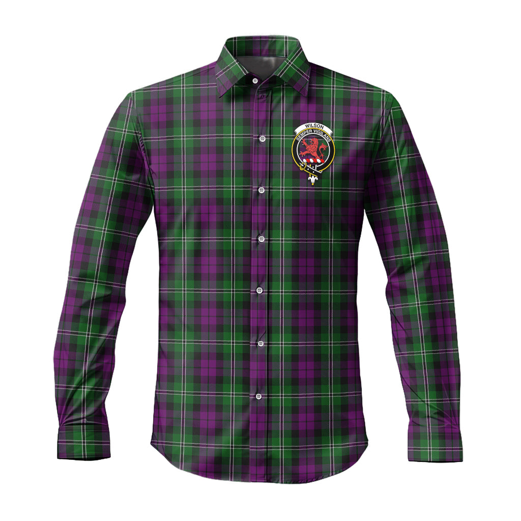 wilson-tartan-long-sleeve-button-up-shirt-with-family-crest