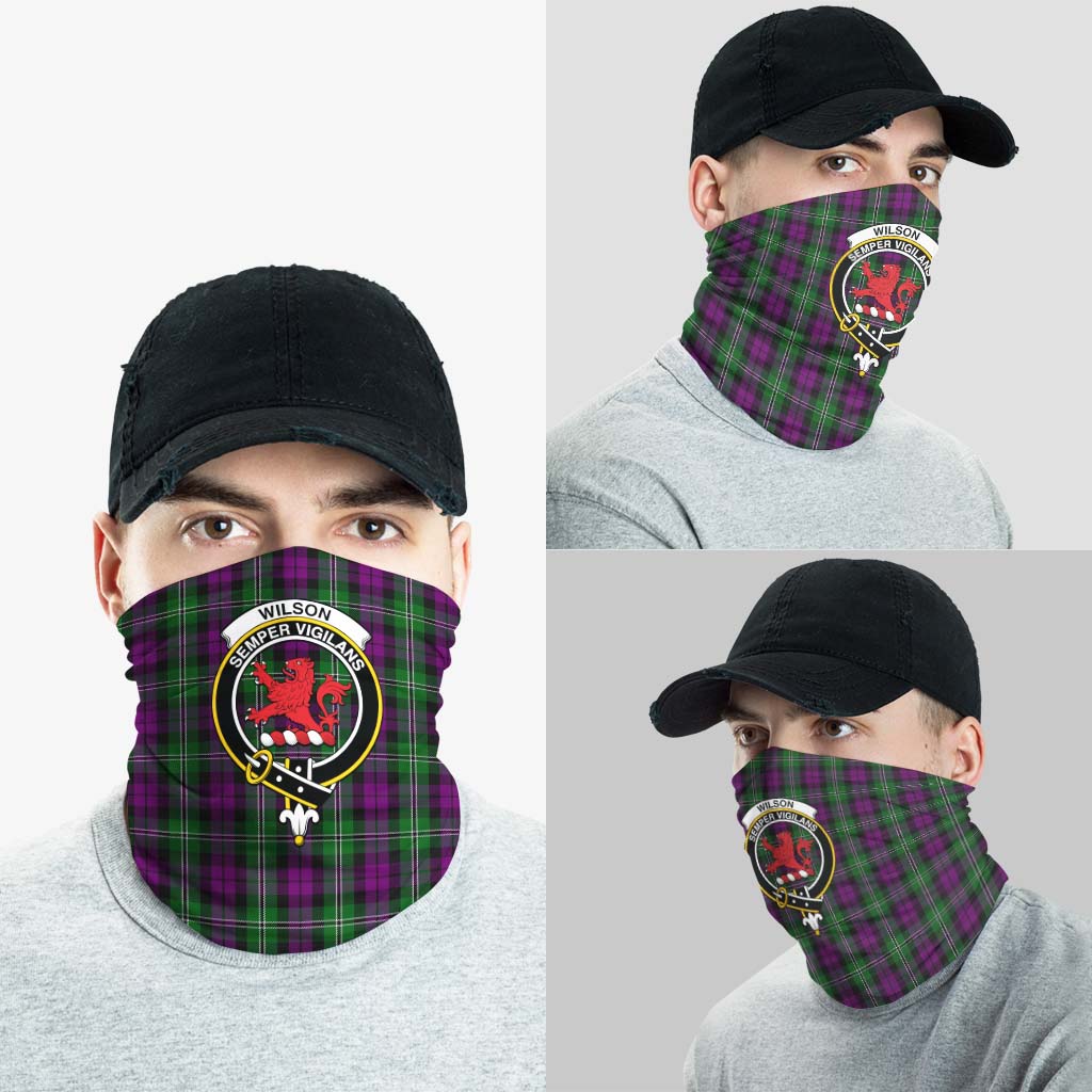 Wilson Tartan Neck Gaiters, Tartan Bandanas, Tartan Head Band with Family Crest