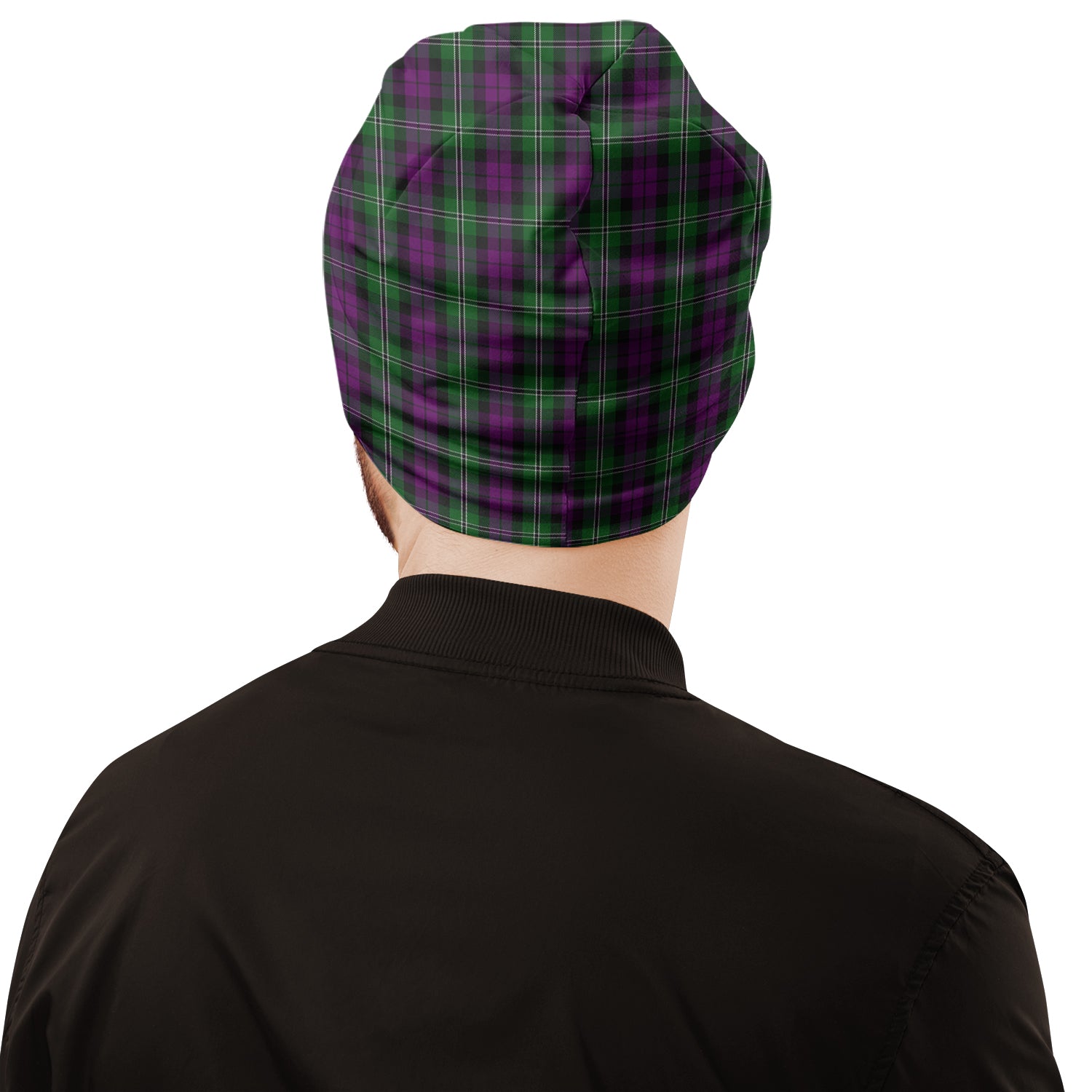 Wilson Tartan Beanies Hat with Family Crest - Tartan Vibes Clothing