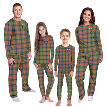 Wilson Ancient Tartan Pajamas Family Set with Family Crest