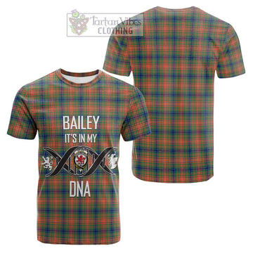 Wilson Ancient Tartan Cotton T-shirt with Family Crest DNA In Me Style