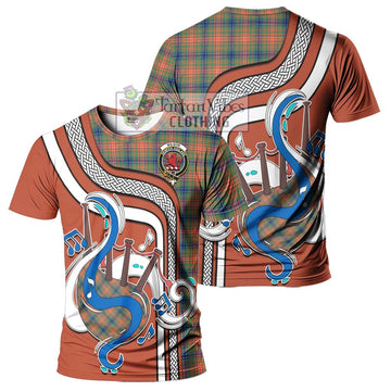 Wilson Ancient Tartan T-Shirt with Epic Bagpipe Style