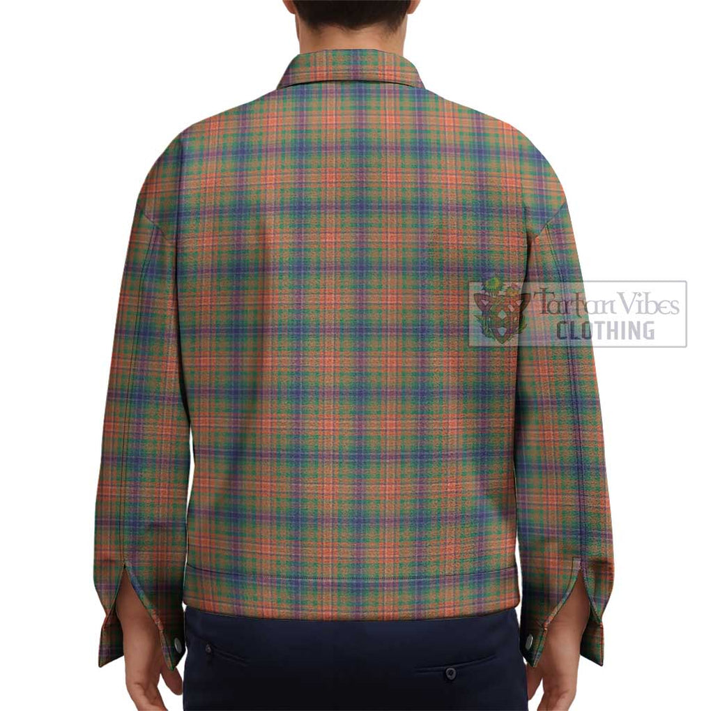 Wilson Ancient Tartan Unisex Lapel Cotton Jacket - Tartan Vibes Clothing