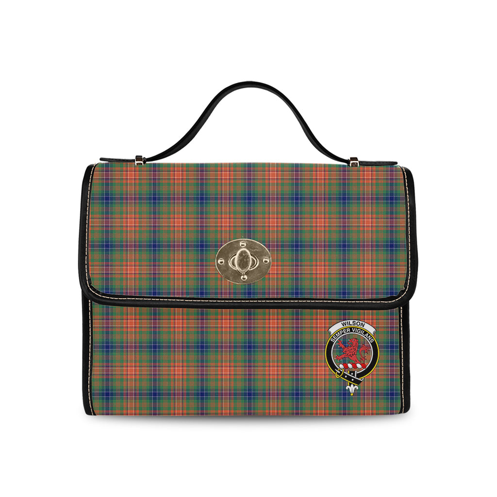 wilson-ancient-tartan-leather-strap-waterproof-canvas-bag-with-family-crest