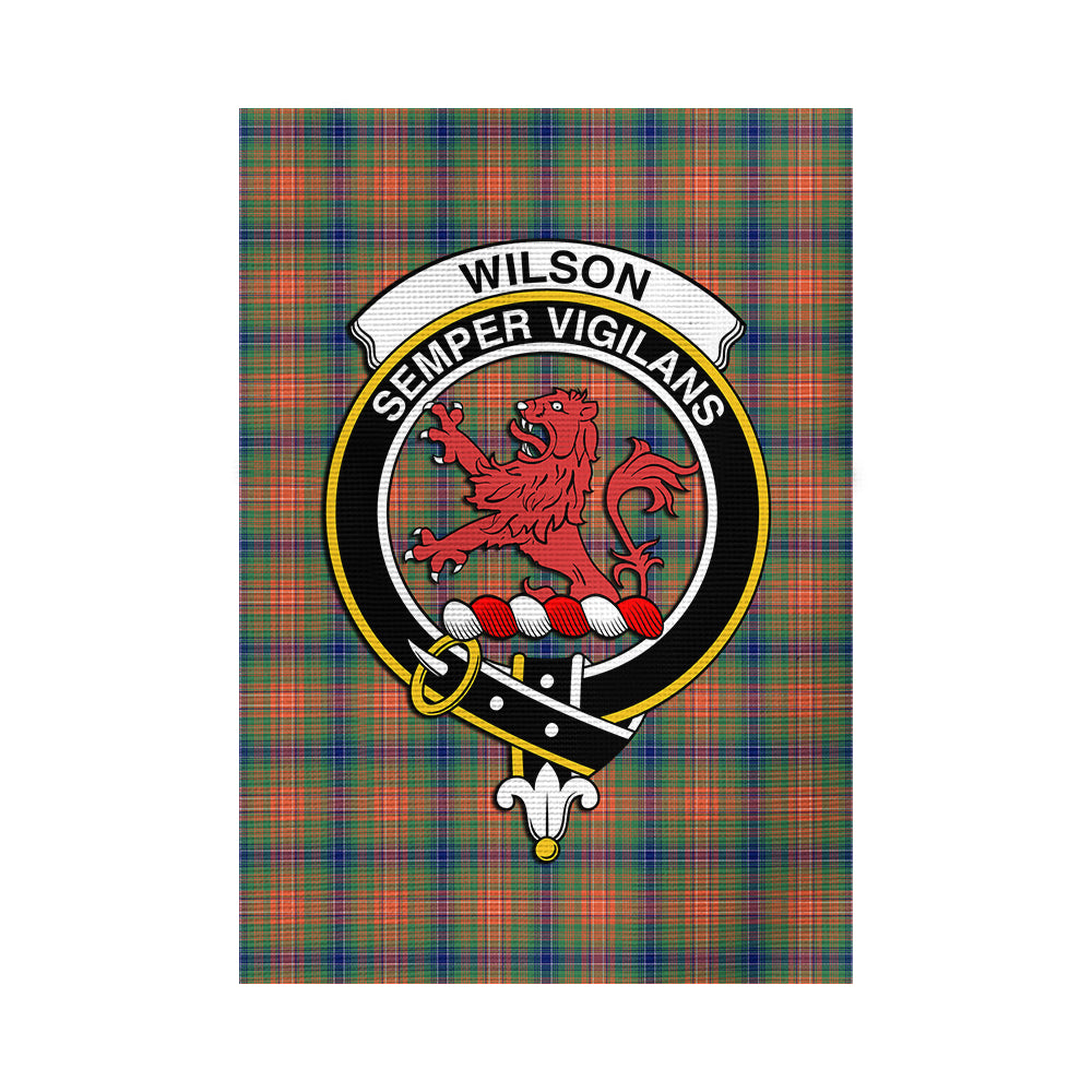 wilson-ancient-tartan-flag-with-family-crest