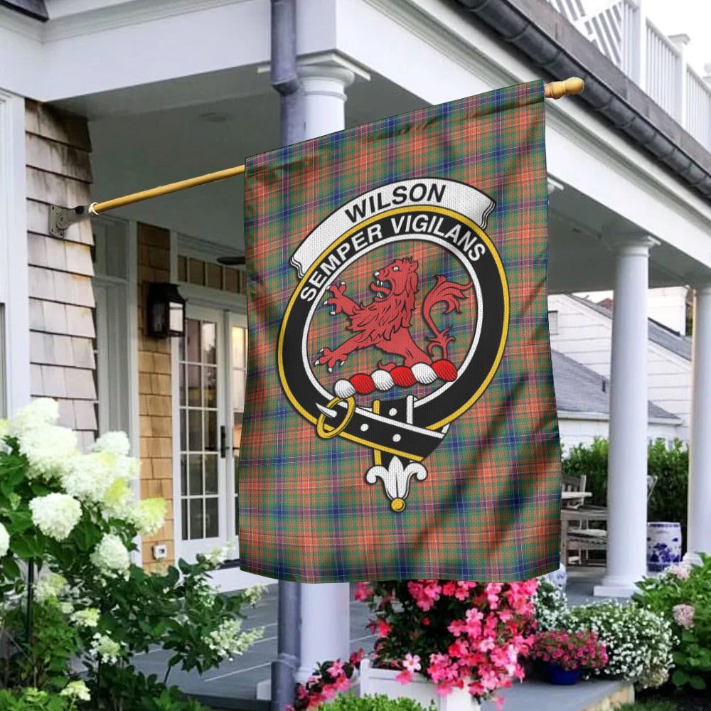 wilson-ancient-tartan-flag-with-family-crest