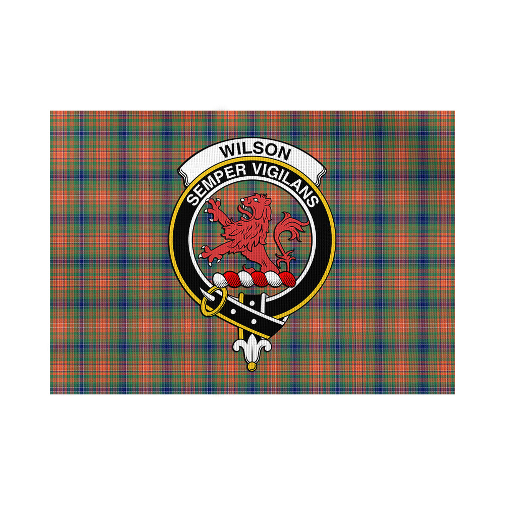 wilson-ancient-tartan-flag-with-family-crest