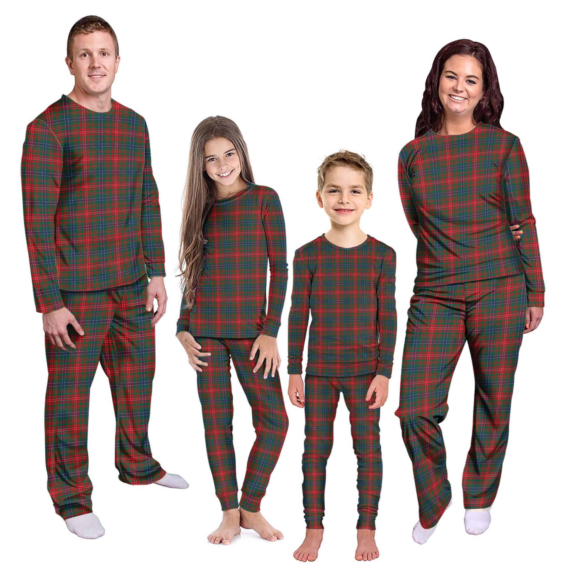 Wilson Modern Tartan Pajamas Family Set Kid - Tartan Vibes Clothing