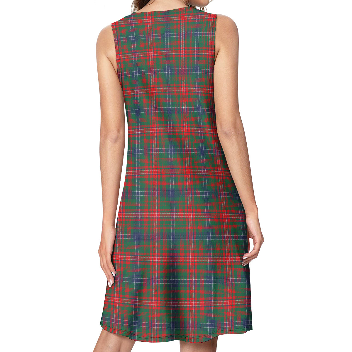 Wilson Modern Tartan Womens Casual Dresses - Tartanvibesclothing