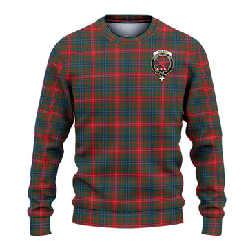 Wilson Modern Tartan Ugly Sweater with Family Crest