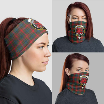 Wilson Modern Tartan Neck Gaiters, Tartan Bandanas, Tartan Head Band with Family Crest